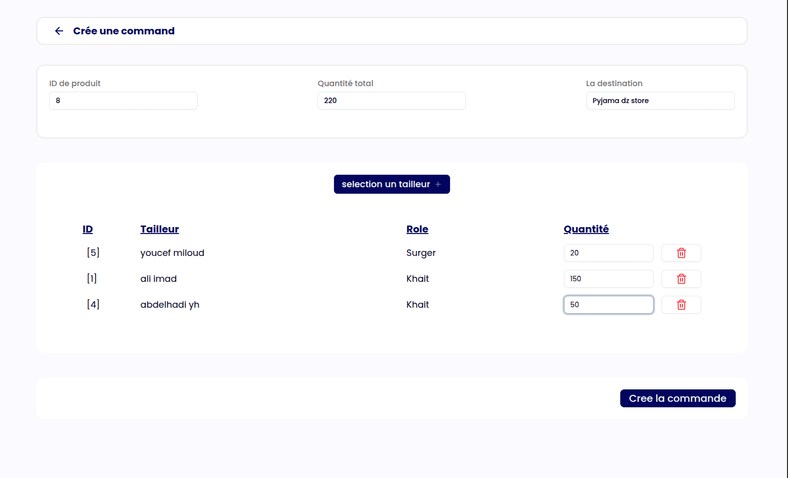 Order Management